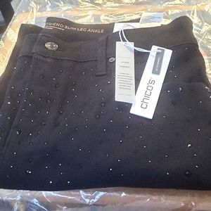 CHICOS Ankle Pants ~ 8R